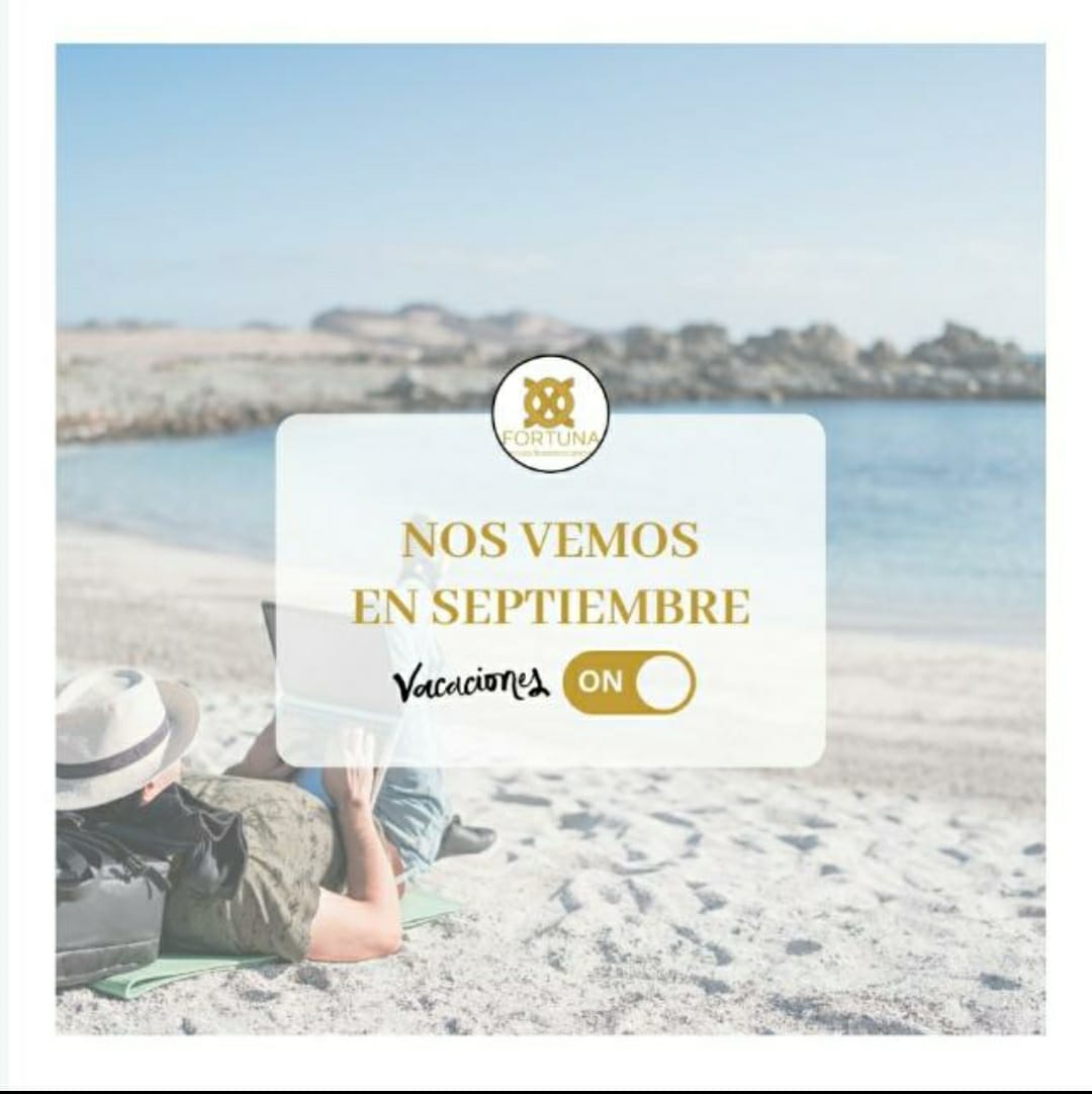 Nos vemos en septiembre