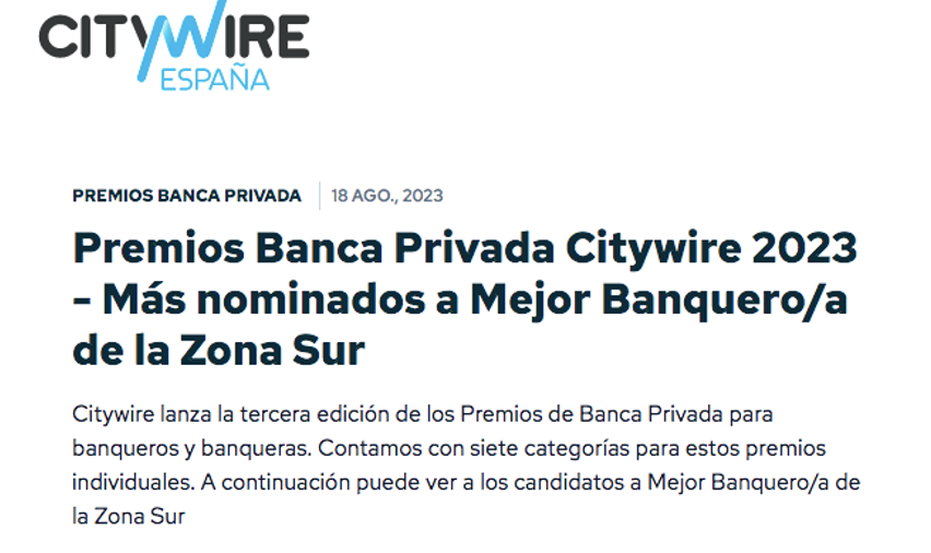 Premios banca privada
