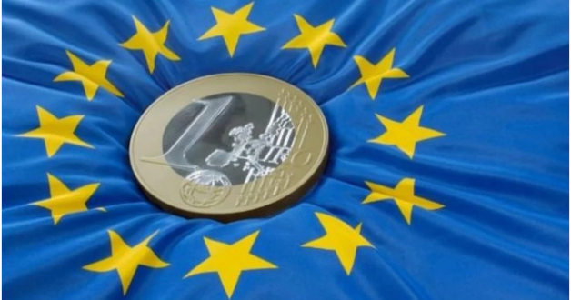 bandera europea moneda euro